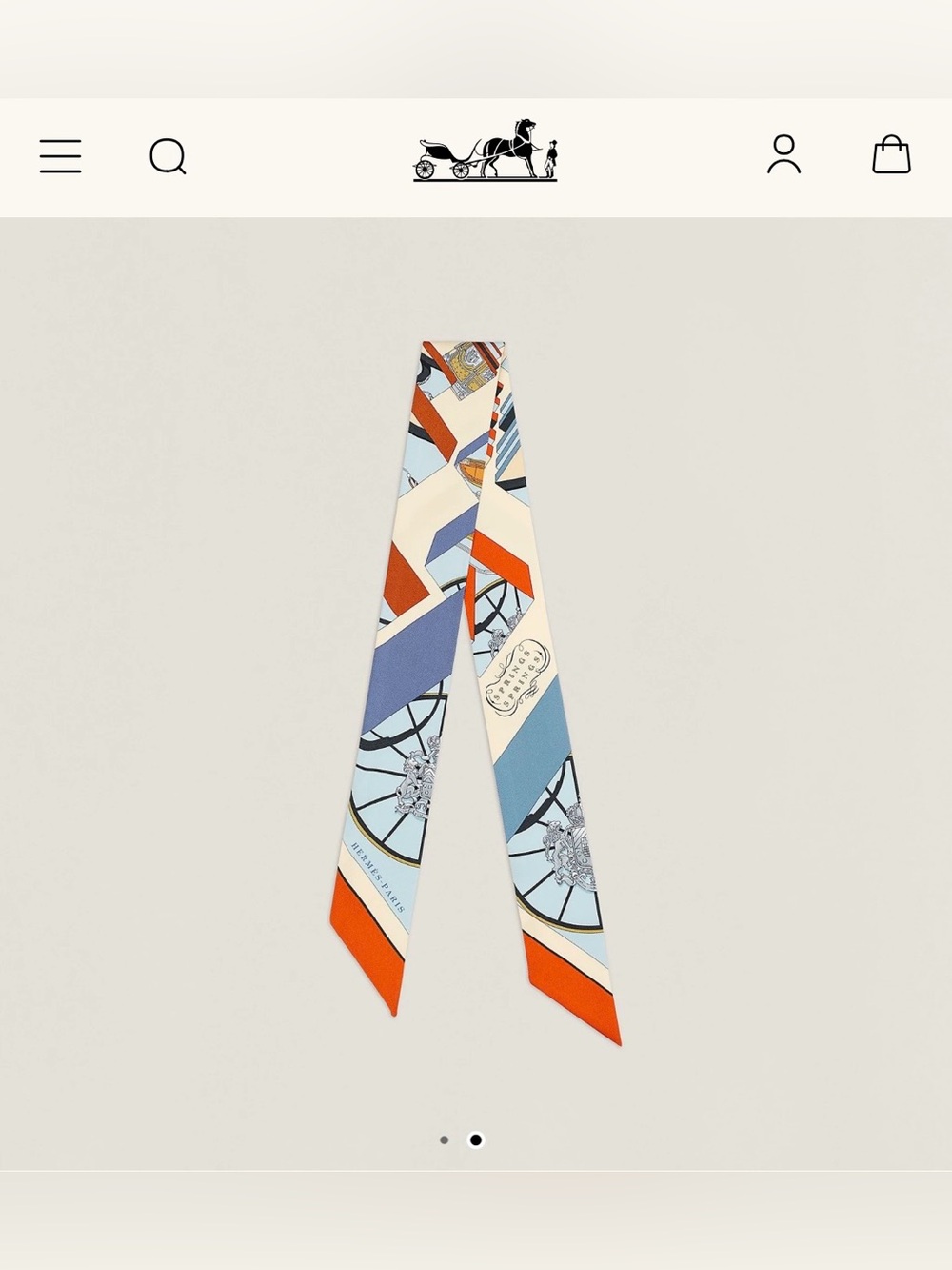 Silk Twilly Scarf